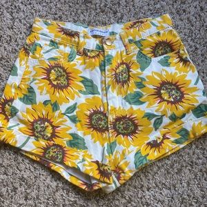 American apparel sunflower shorts